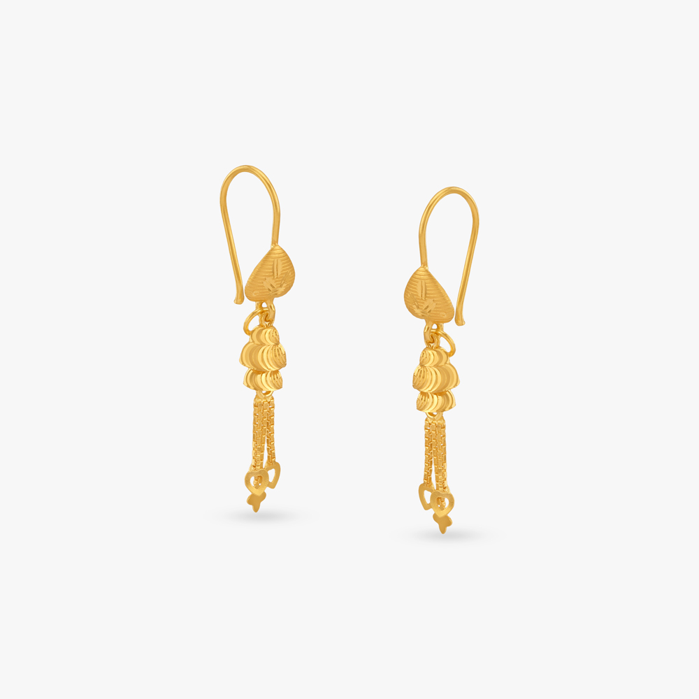 Rhythm Chain Gold Hoop Earrings
Rhythm Chain Gold Hoop Earrings