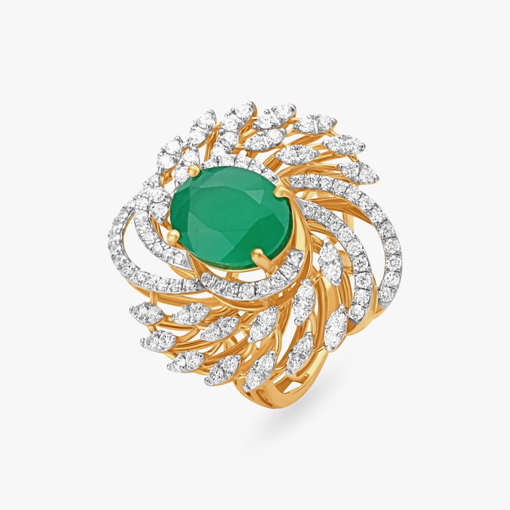 Lush Radiance Diamond and Onyx Ring
Lush Radiance Diamond and Onyx Ring