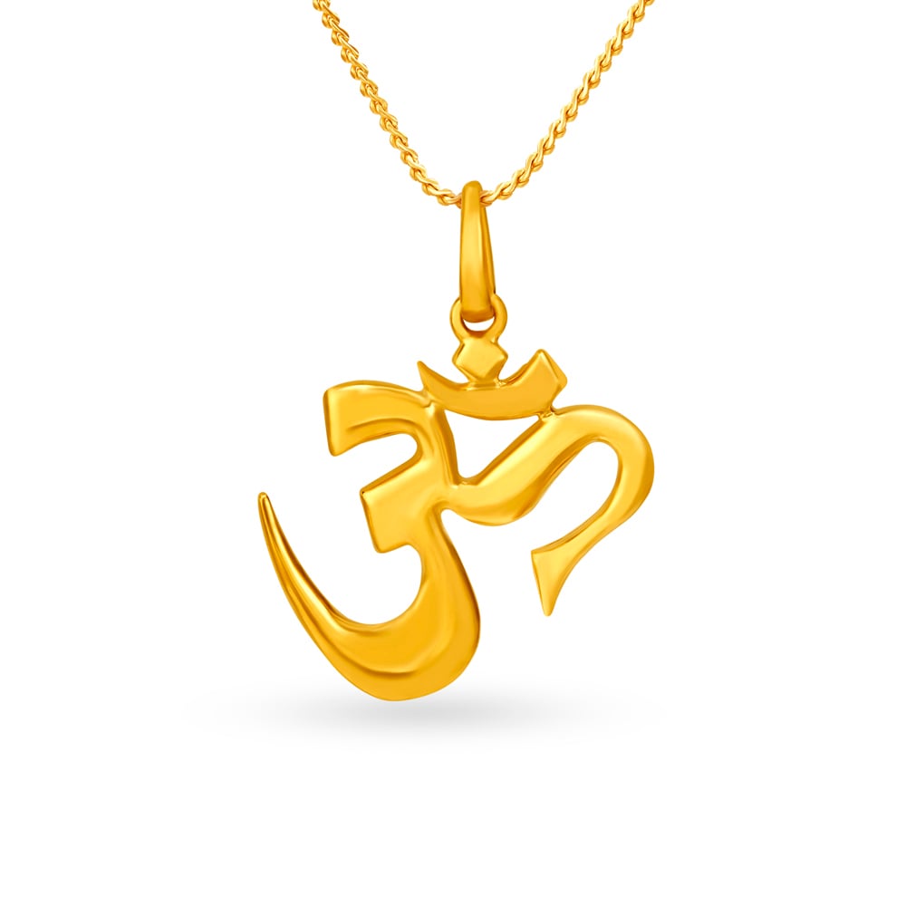 Auspicious Yellow Gold Om Pendant
Auspicious Yellow Gold Om Pendant
