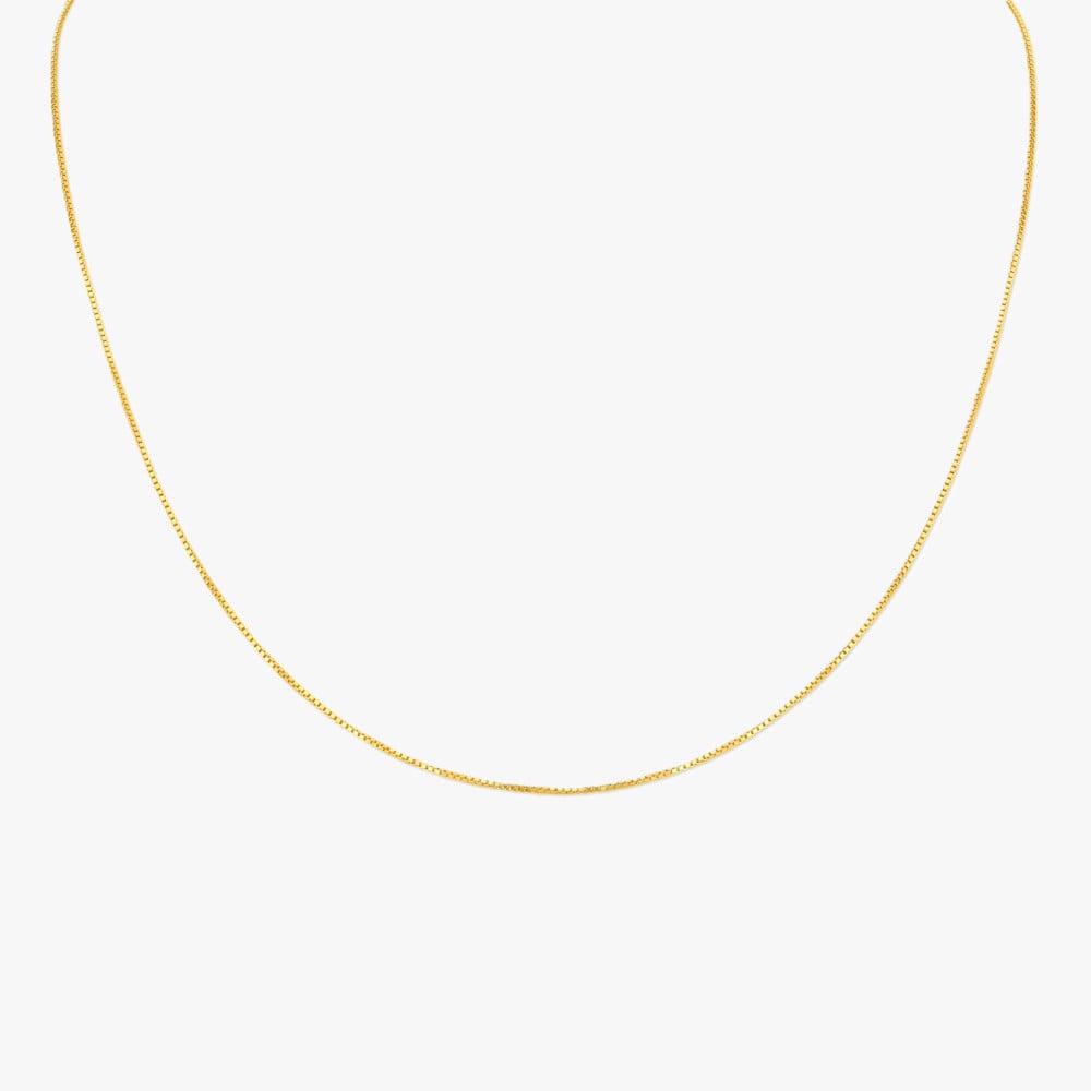 Classic Box Gold Chain for Men
Classic Box Gold Chain for Men
