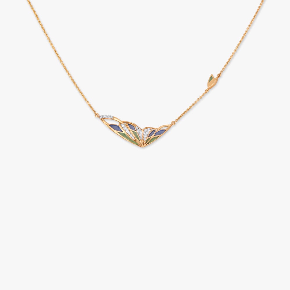 Ethereal Wing Diamond Necklace
Ethereal Wing Diamond Necklace