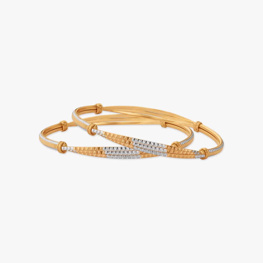 Contemporary Knot Gold Bangles
Contemporary Knot Gold Bangles