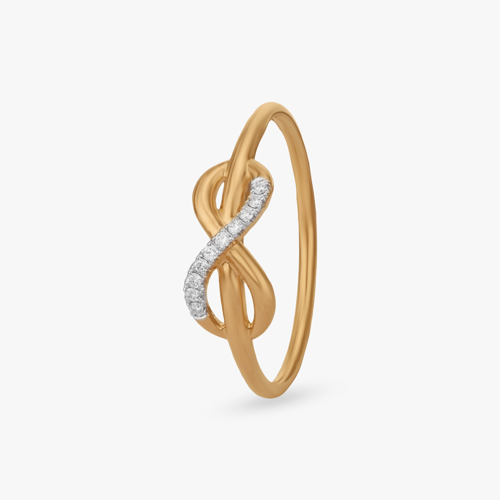 Infinity Flow Diamond Ring