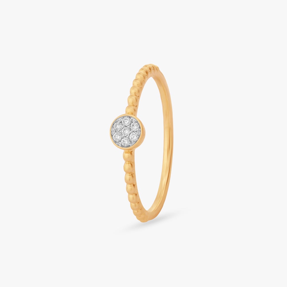 Beaded Band Diamond Ring
Beaded Band Diamond Ring