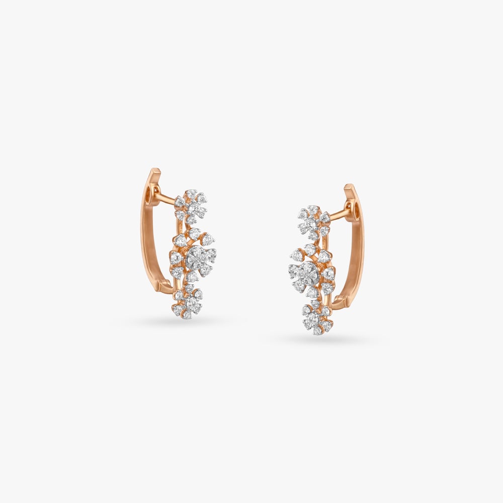 Radiant Petal Diamond Hoop Earrings
Radiant Petal Diamond Hoop Earrings