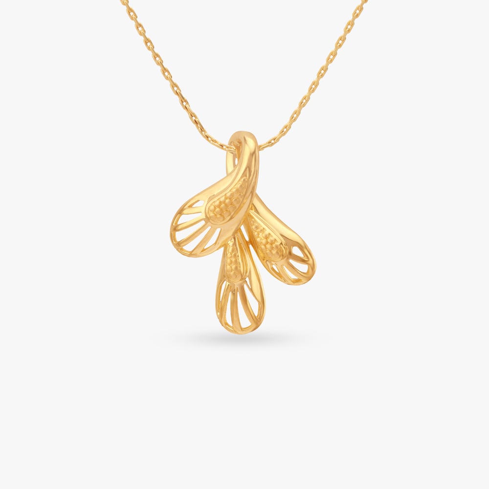 Intertwined Grace Gold Pendant
Intertwined Grace Gold Pendant