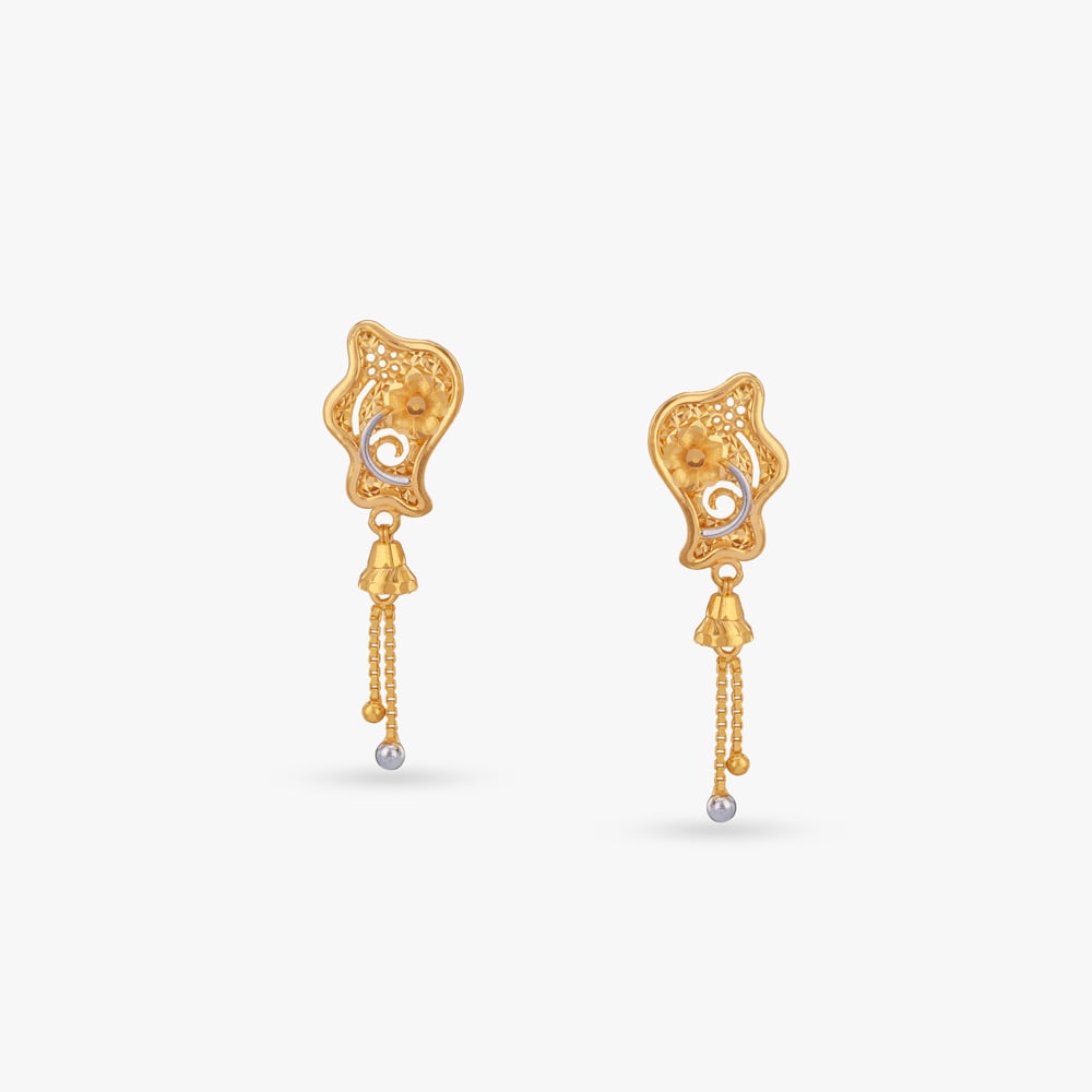 Bloom Wave Gold Drop Earrings
Bloom Wave Gold Drop Earrings