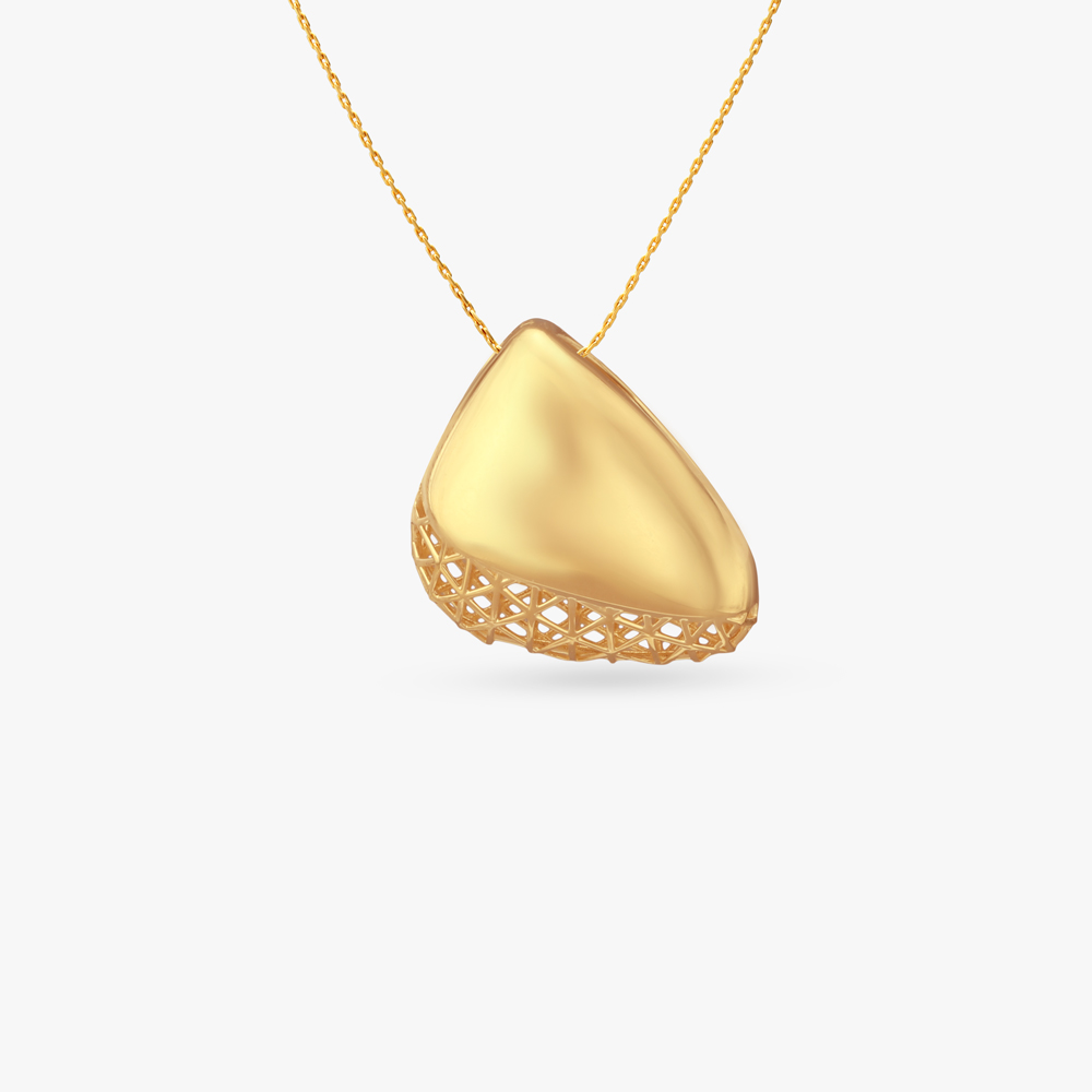 Sculpt Shell Gold Pendant
Sculpt Shell Gold Pendant