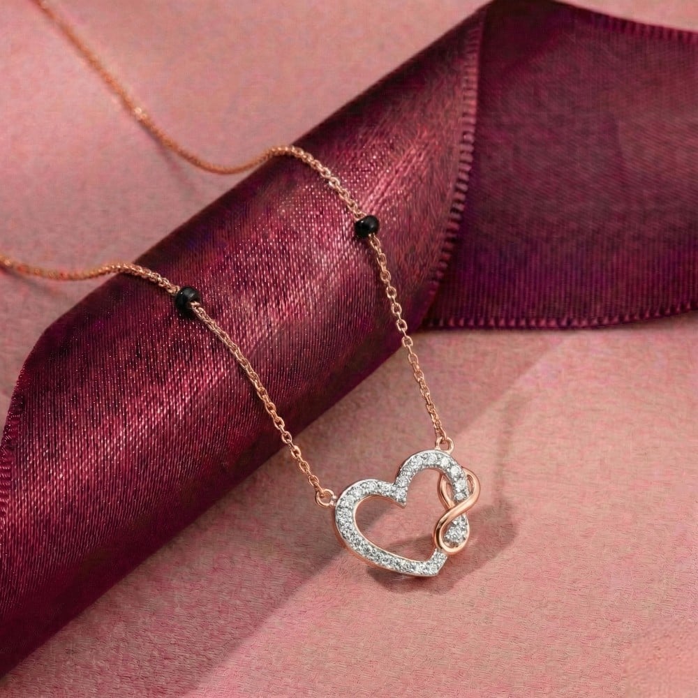 Infinity Bliss Diamond Mangalsutra
Infinity Bliss Diamond Mangalsutra