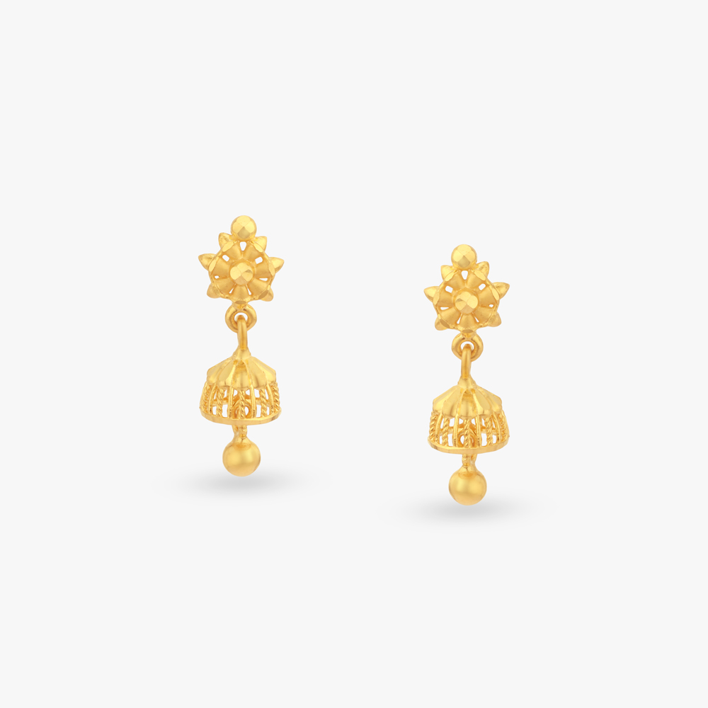 Little Joy Gold Jhumka Earrings for Kids
Little Joy Gold Jhumka Earrings for Kids