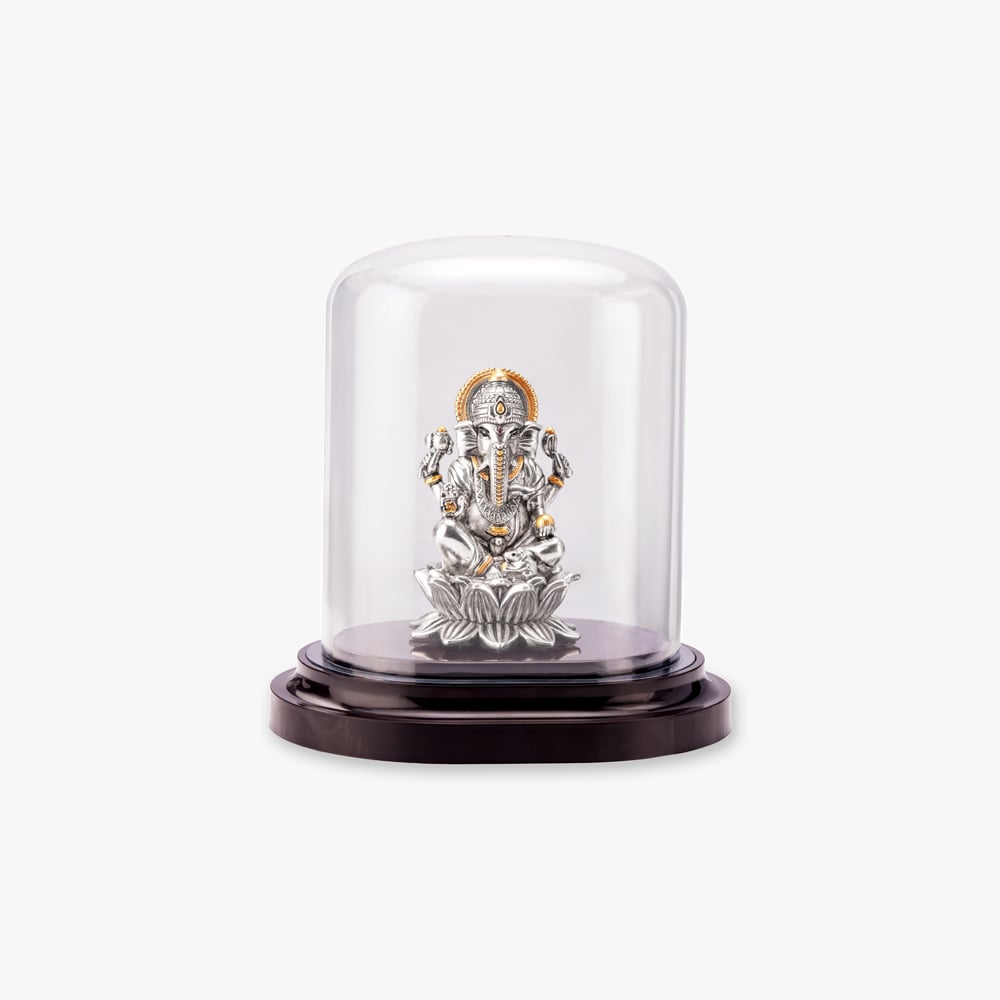 Divine Ganesh Silver Idol
Divine Ganesh Silver Idol