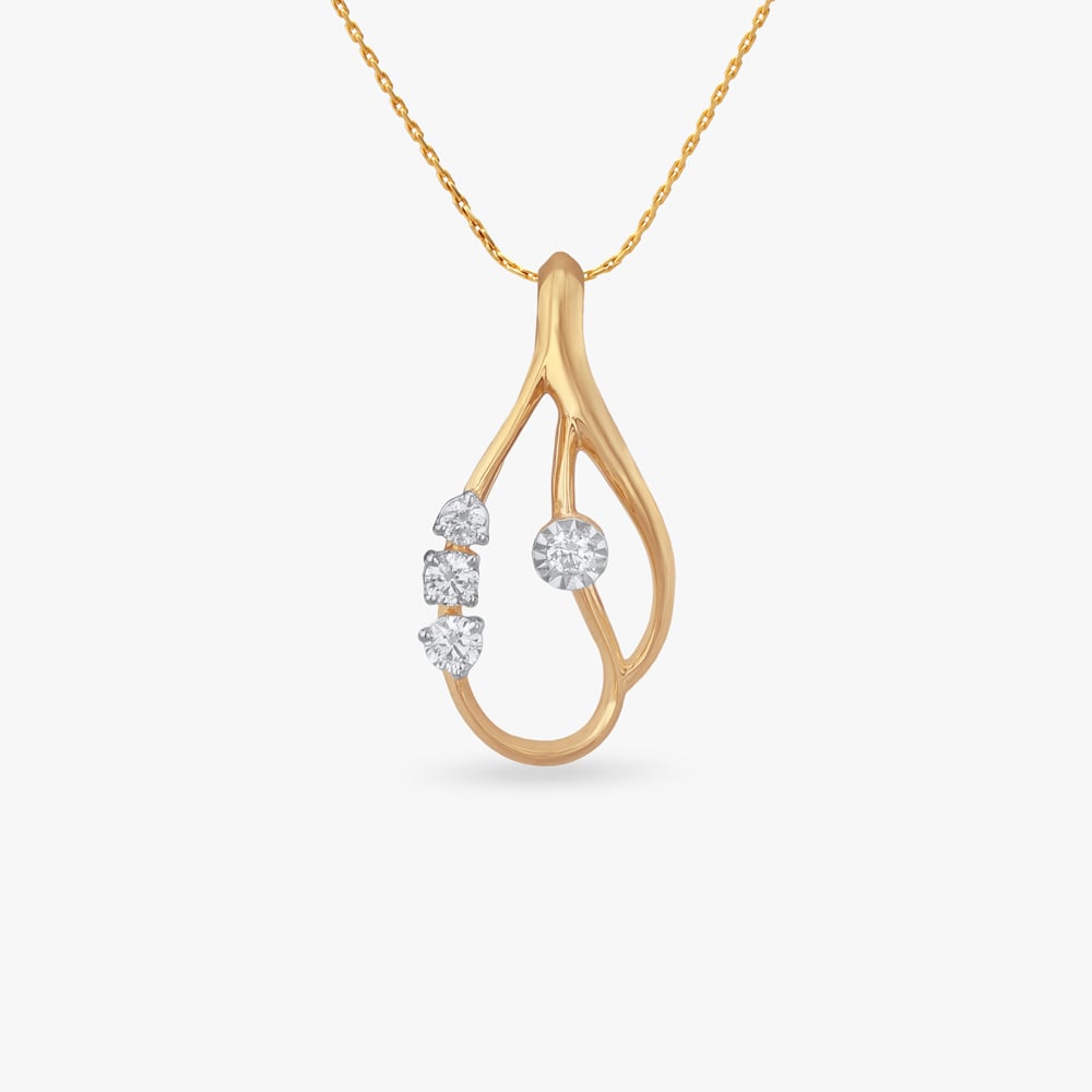 Whispering Waves Diamond Pendant
Whispering Waves Diamond Pendant