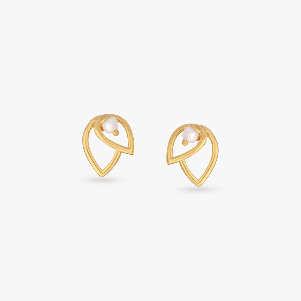 Petal Swirl Gold Stud Earrings
Petal Swirl Gold Stud Earrings