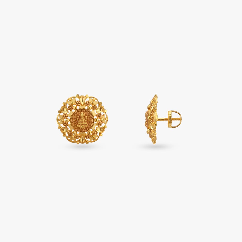 Radiant Blessings Gold Stud Earrings
Radiant Blessings Gold Stud Earrings