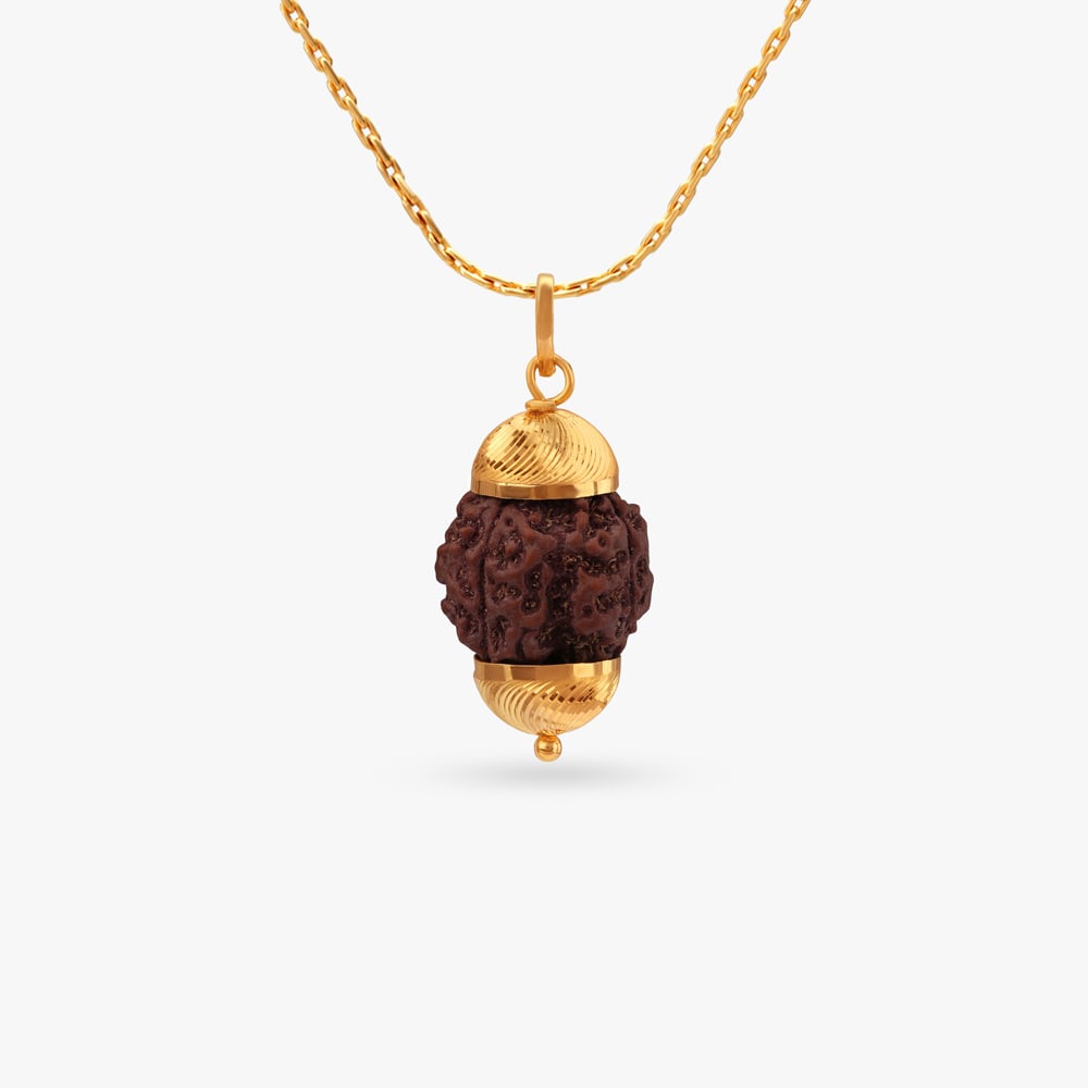 Divine Rudraksha Gold Pendant
Divine Rudraksha Gold Pendant