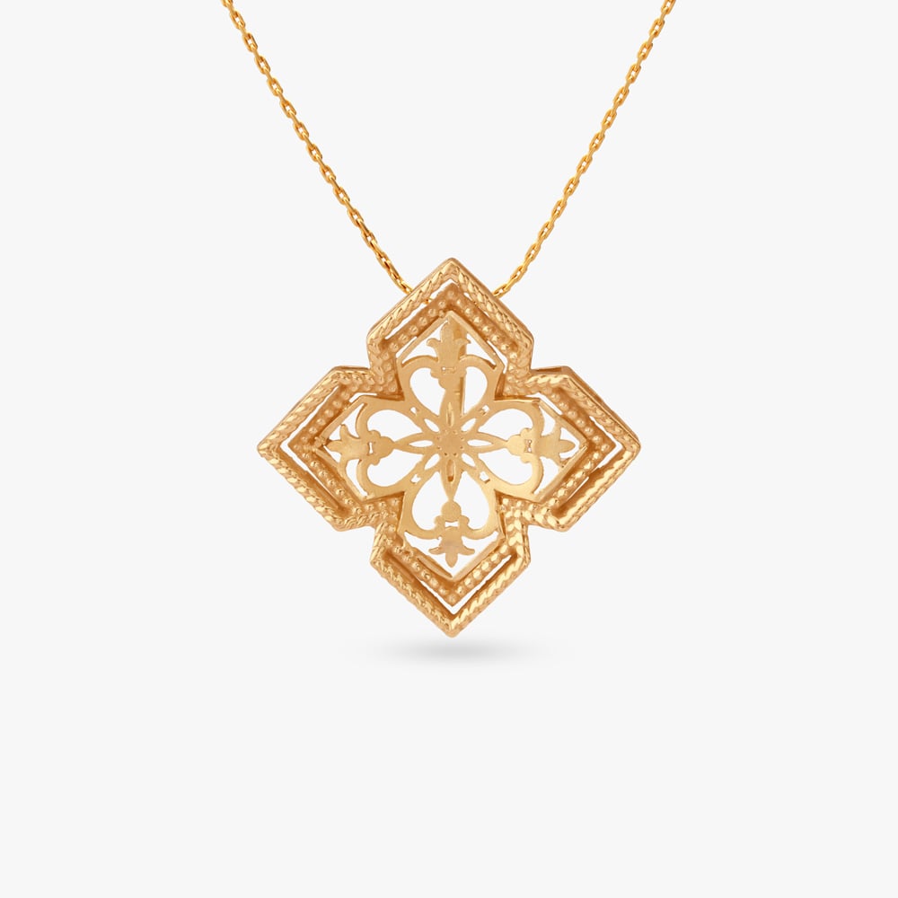 Regal Cross Gold Pendant
Regal Cross Gold Pendant