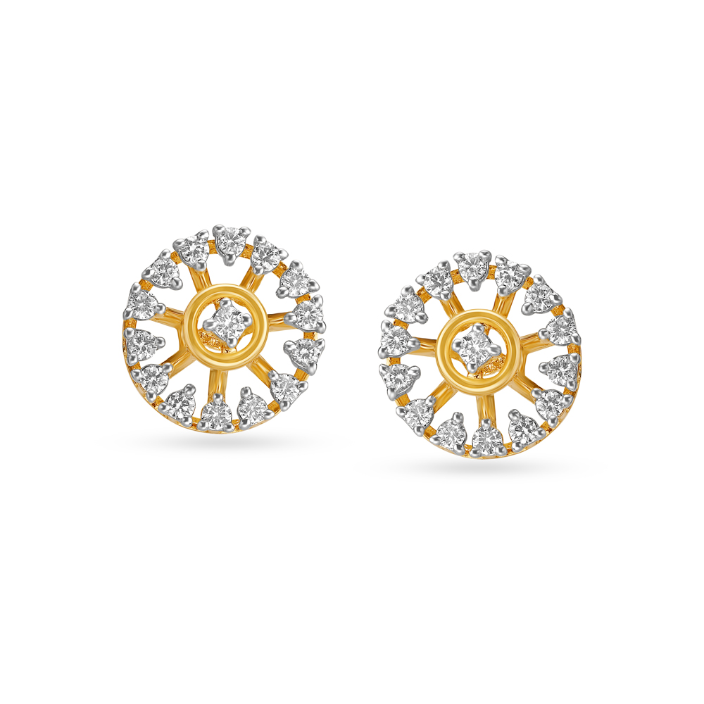 Crown Glow Diamond Stud Earrings
Crown Glow Diamond Stud Earrings