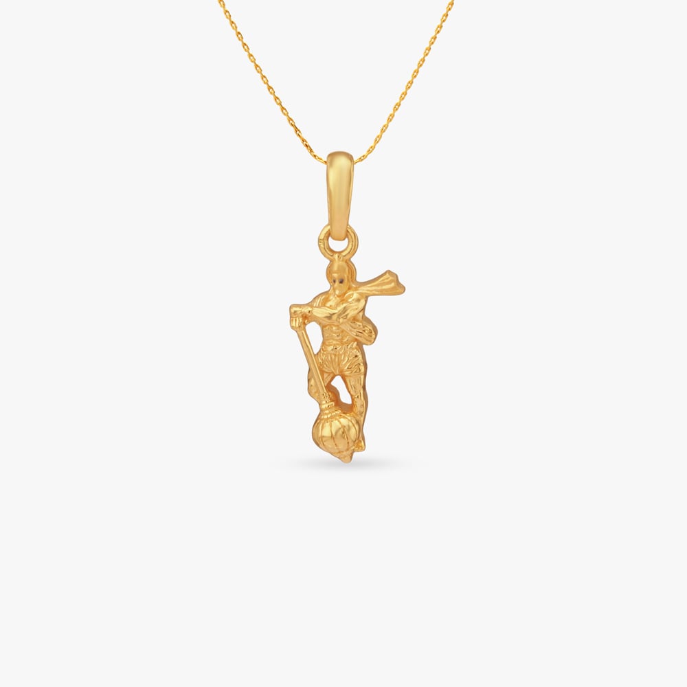 Sankat Mochan Gold Pendant for Men
Sankat Mochan Gold Pendant for Men