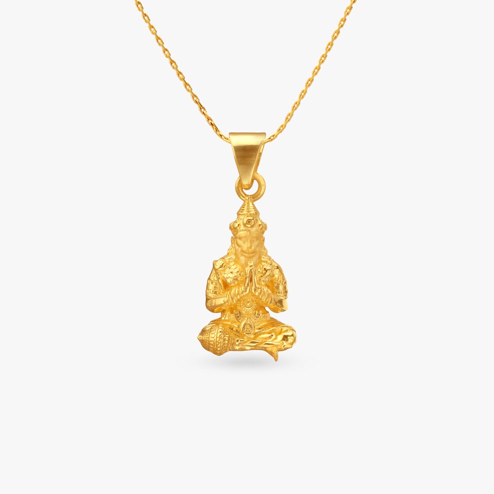 Seated Blessing Gold Pendant
Seated Blessing Gold Pendant