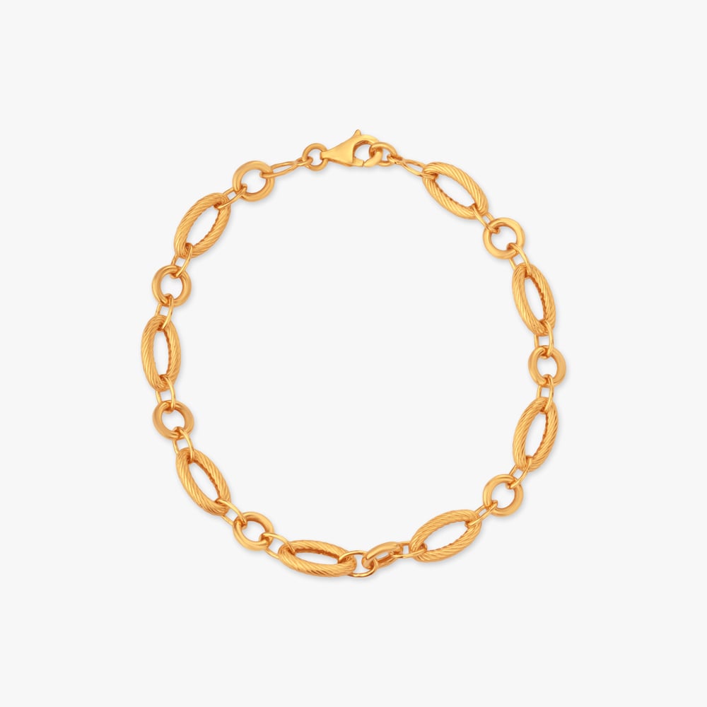 Linear Link Gold Bracelet
Linear Link Gold Bracelet