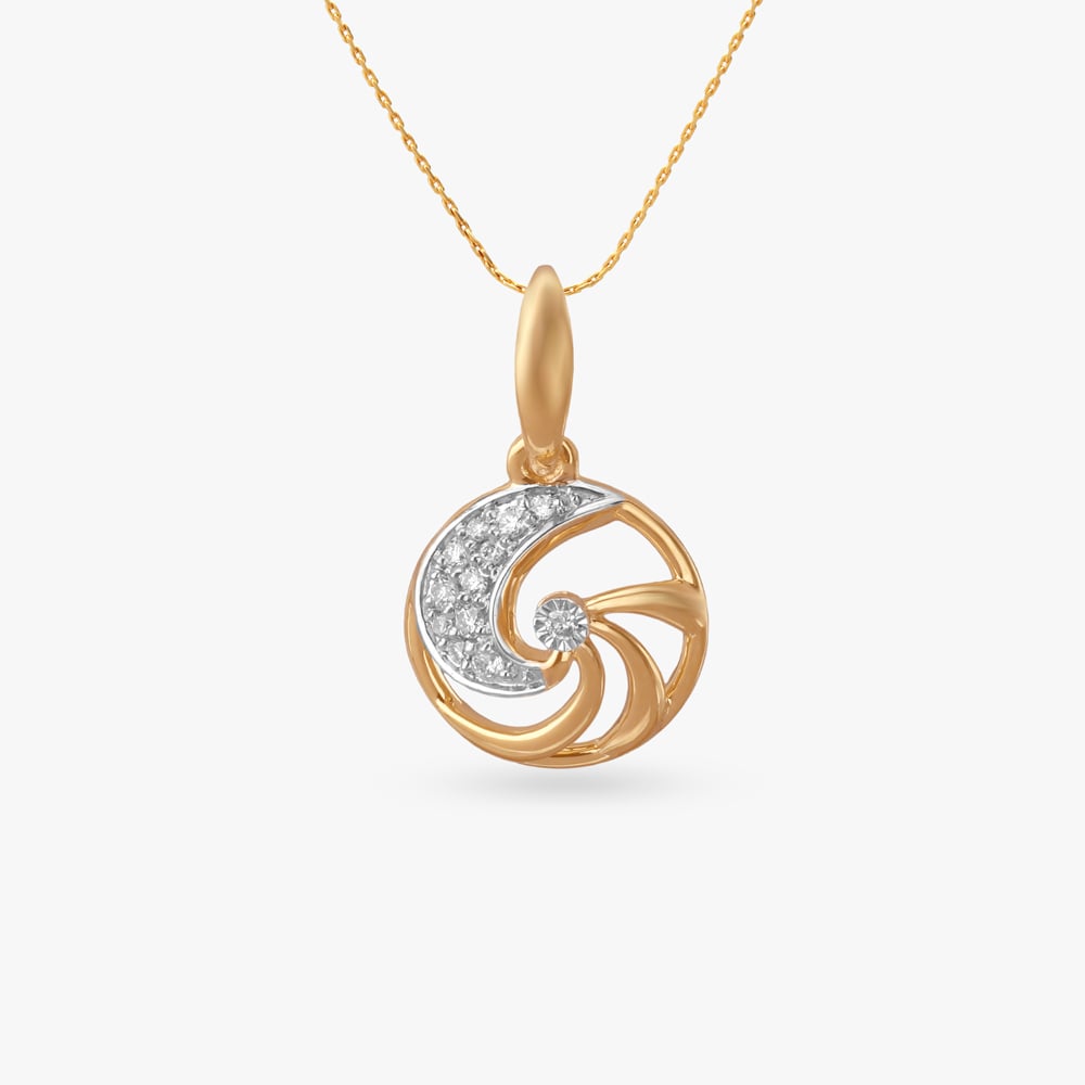 Swirl Motion Diamond Pendant
Swirl Motion Diamond Pendant