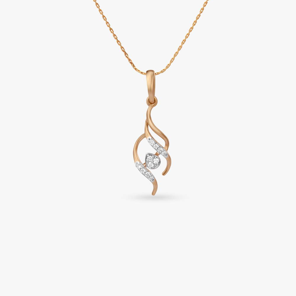 Graceflow Swirl Diamond Pendant
Graceflow Swirl Diamond Pendant