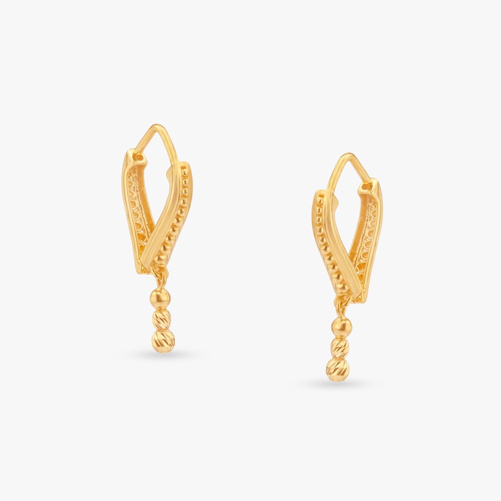 Gleaming Harmony Gold Hoop Earrings
Gleaming Harmony Gold Hoop Earrings