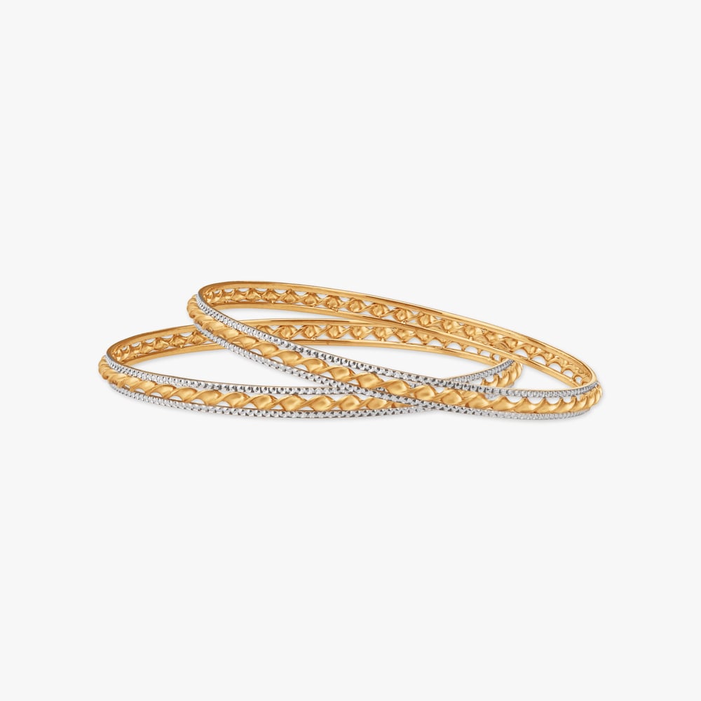 Eternal Gleam Gold Bangles
Eternal Gleam Gold Bangles