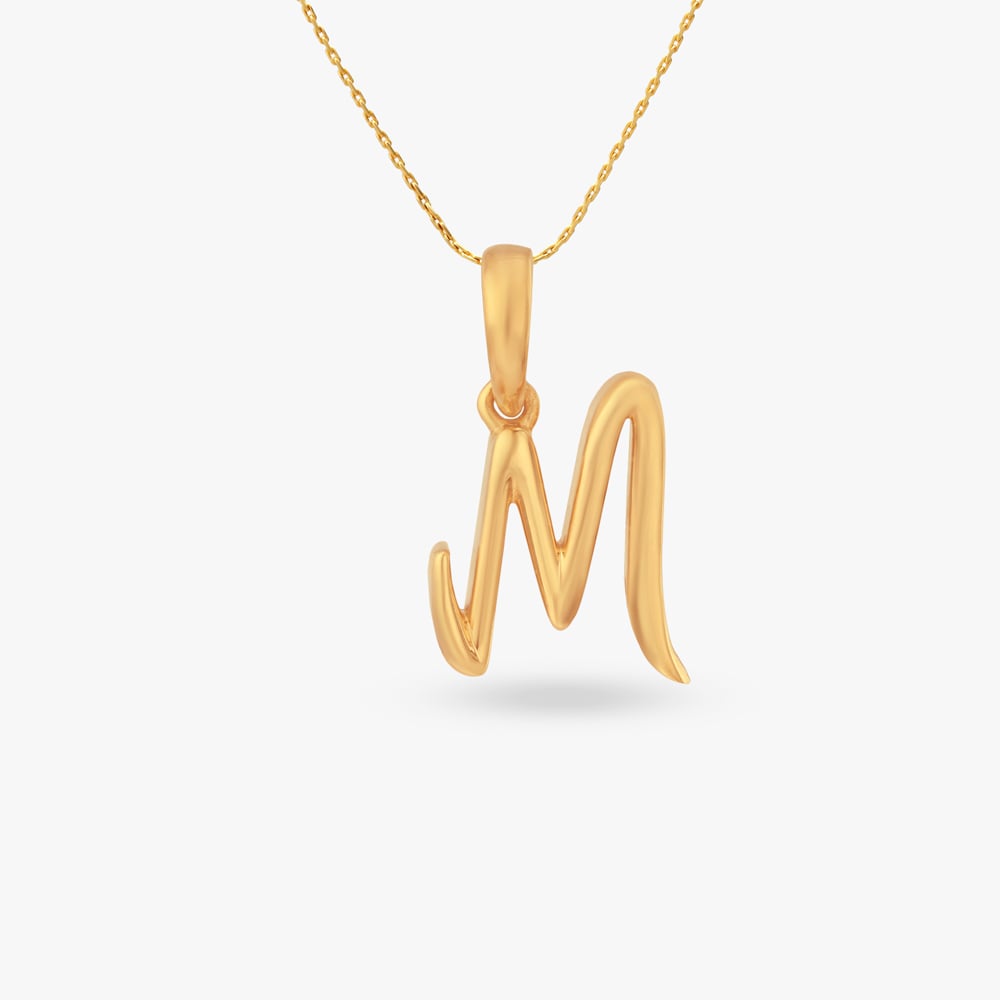 Signature M Gold Pendant
Signature M Gold Pendant