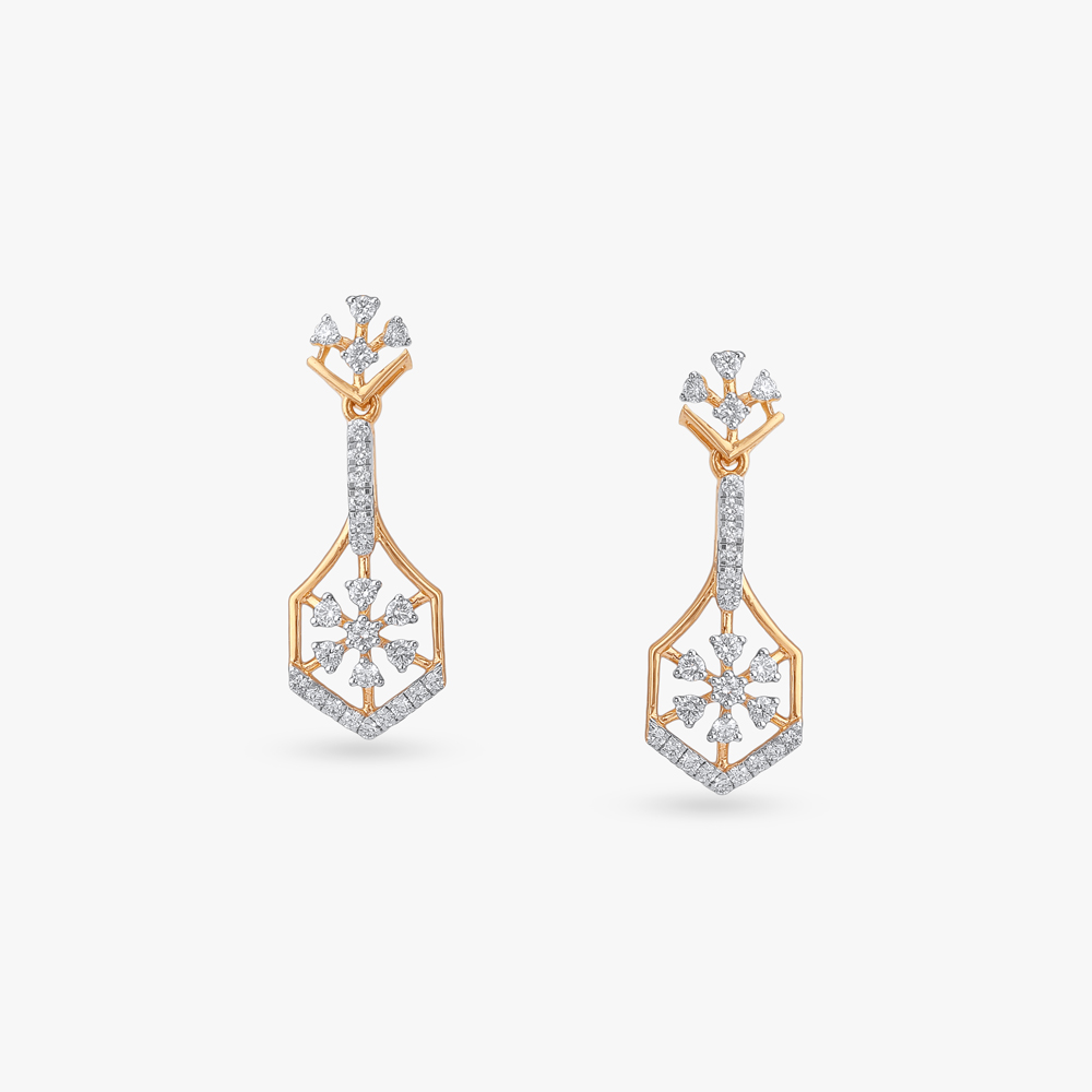 Chic Starlet Diamond Drop Earrings
Chic Starlet Diamond Drop Earrings