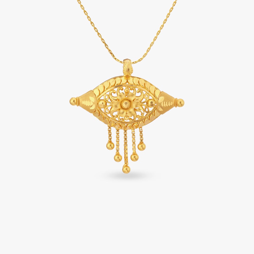Cascading Charm Gold Pendant
Cascading Charm Gold Pendant