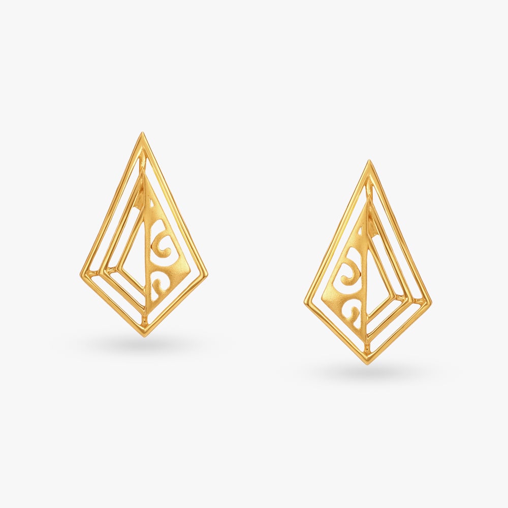 Blissful Gold Stud Earrings
Blissful Gold Stud Earrings