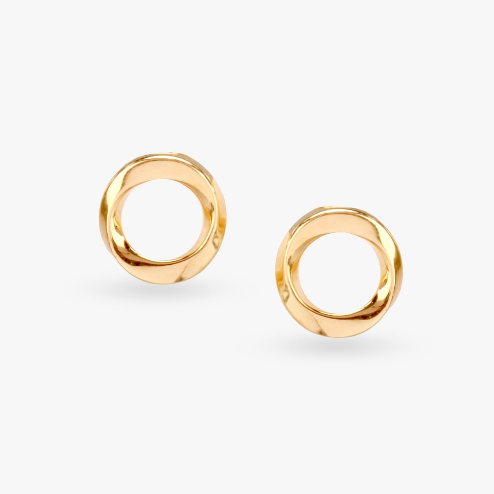 Radiant Circle Gold Stud Earrings
Radiant Circle Gold Stud Earrings