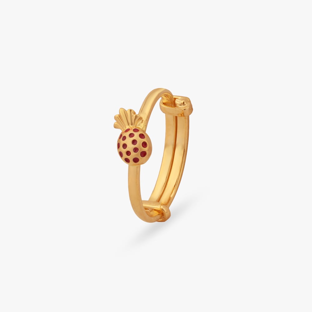 Playful Pineapple Gold Ring for Kids
Playful Pineapple Gold Ring for Kids