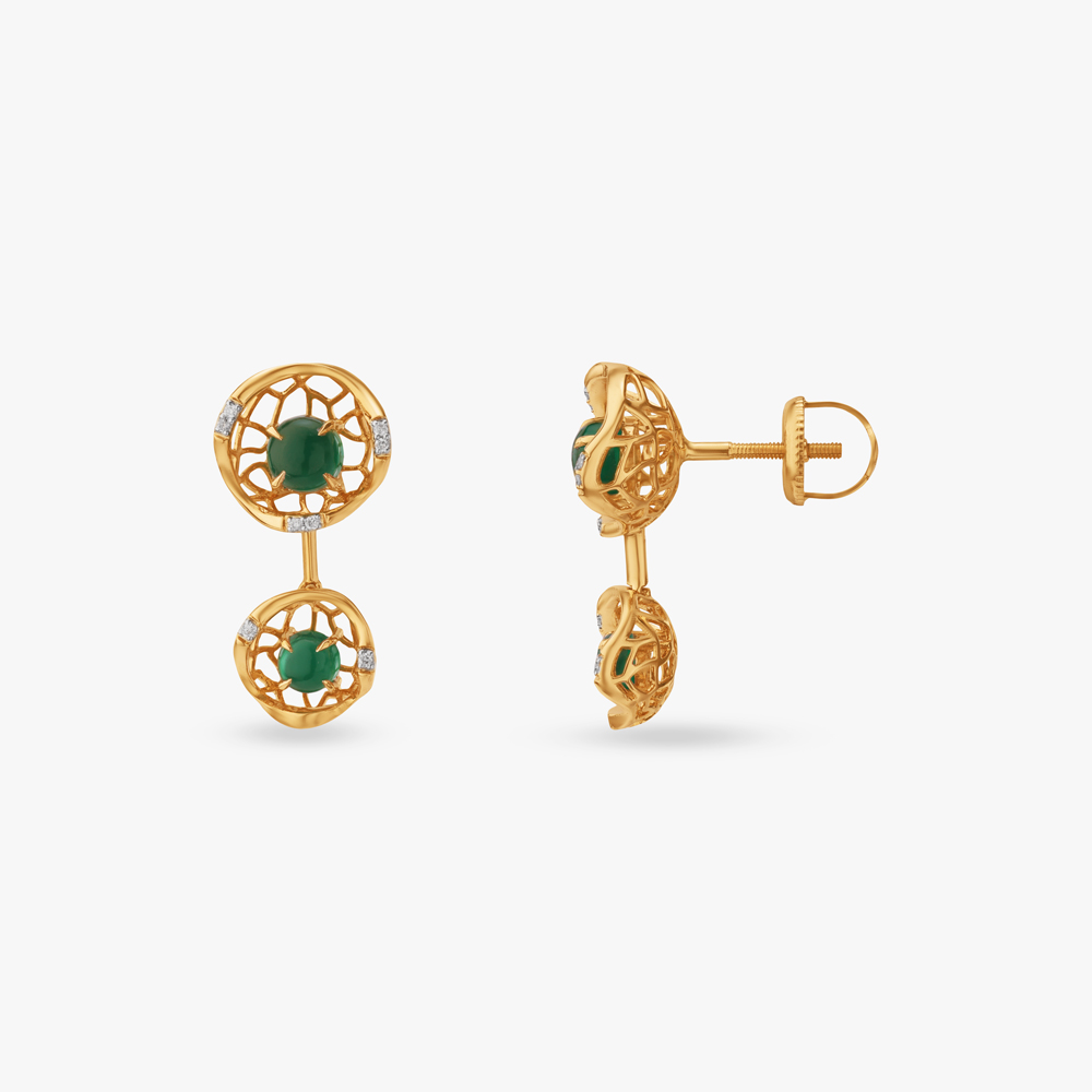 Double Disc Diamond Drop Earrings
Double Disc Diamond Drop Earrings