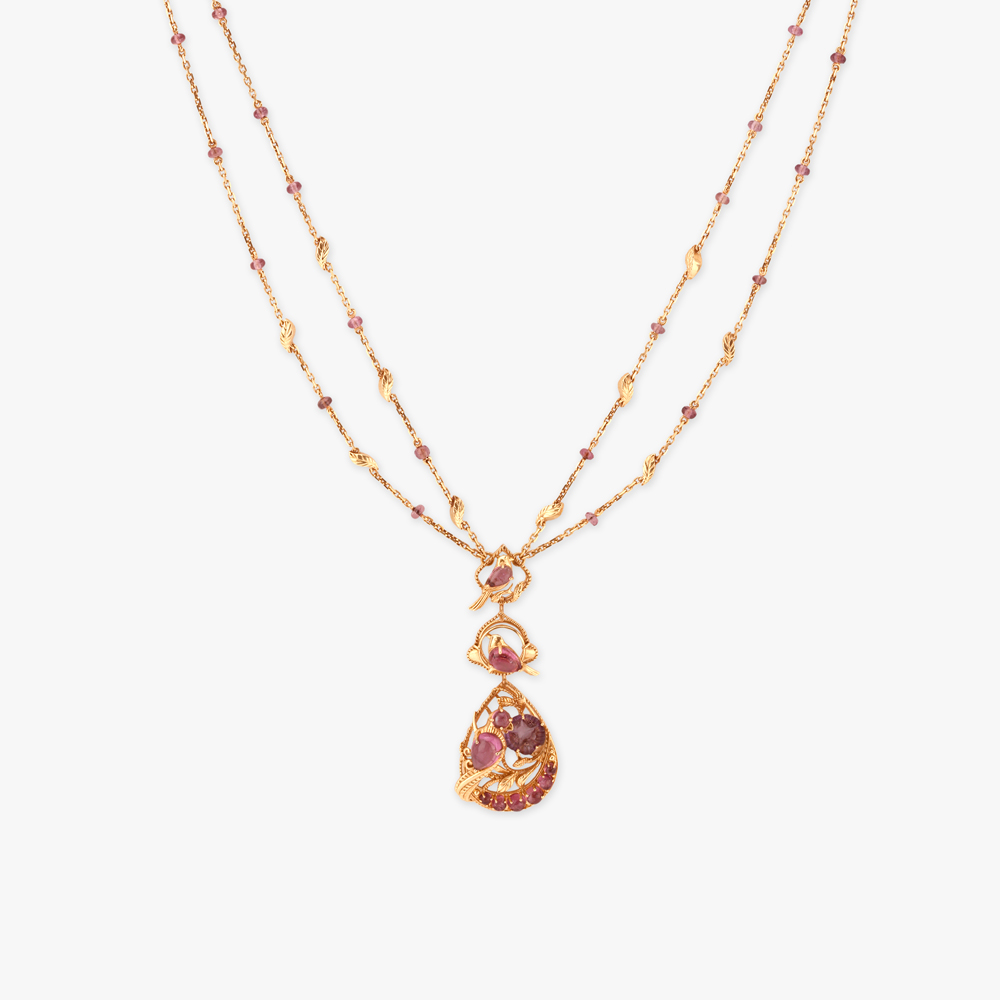 Sunbird Melody Gold Pendant with Chain
Sunbird Melody Gold Pendant with Chain