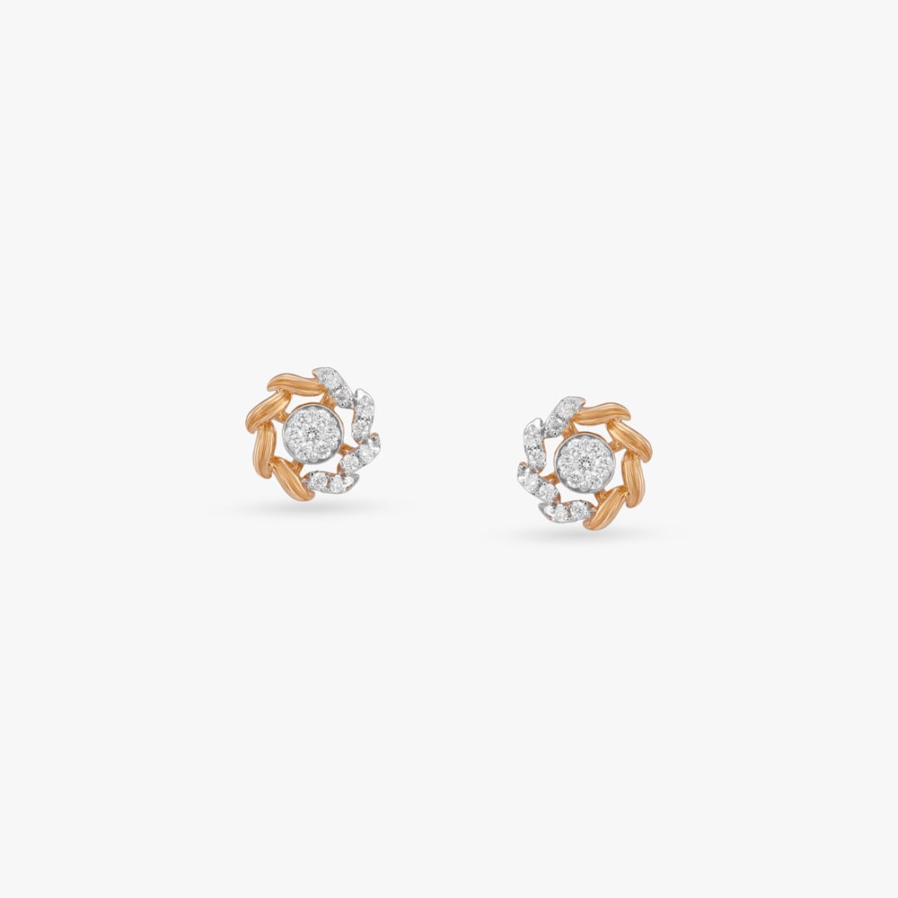 Radiant Bloom Diamond Stud Earrings
Radiant Bloom Diamond Stud Earrings