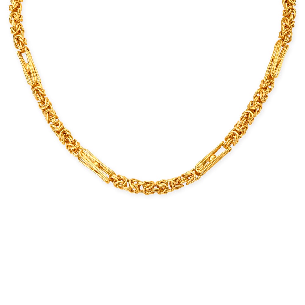 Ornate Gold Chain for Men
Ornate Gold Chain for Men