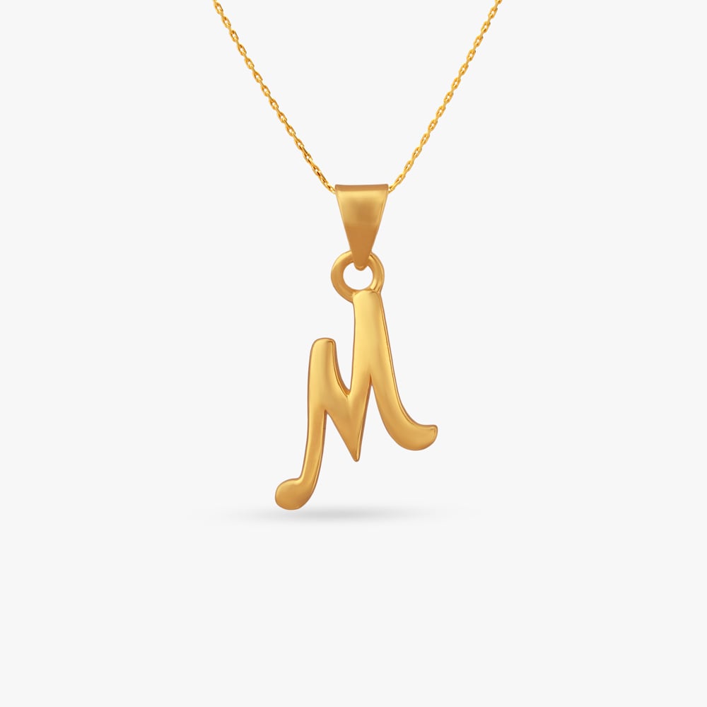Signature M Gold Pendant
Signature M Gold Pendant