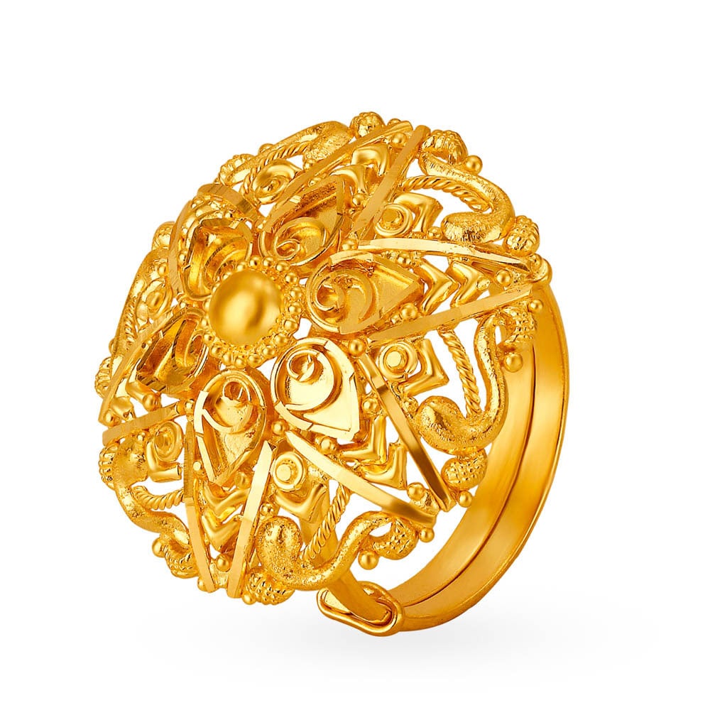 Hypnotic Gold Finger Ring
Hypnotic Gold Finger Ring