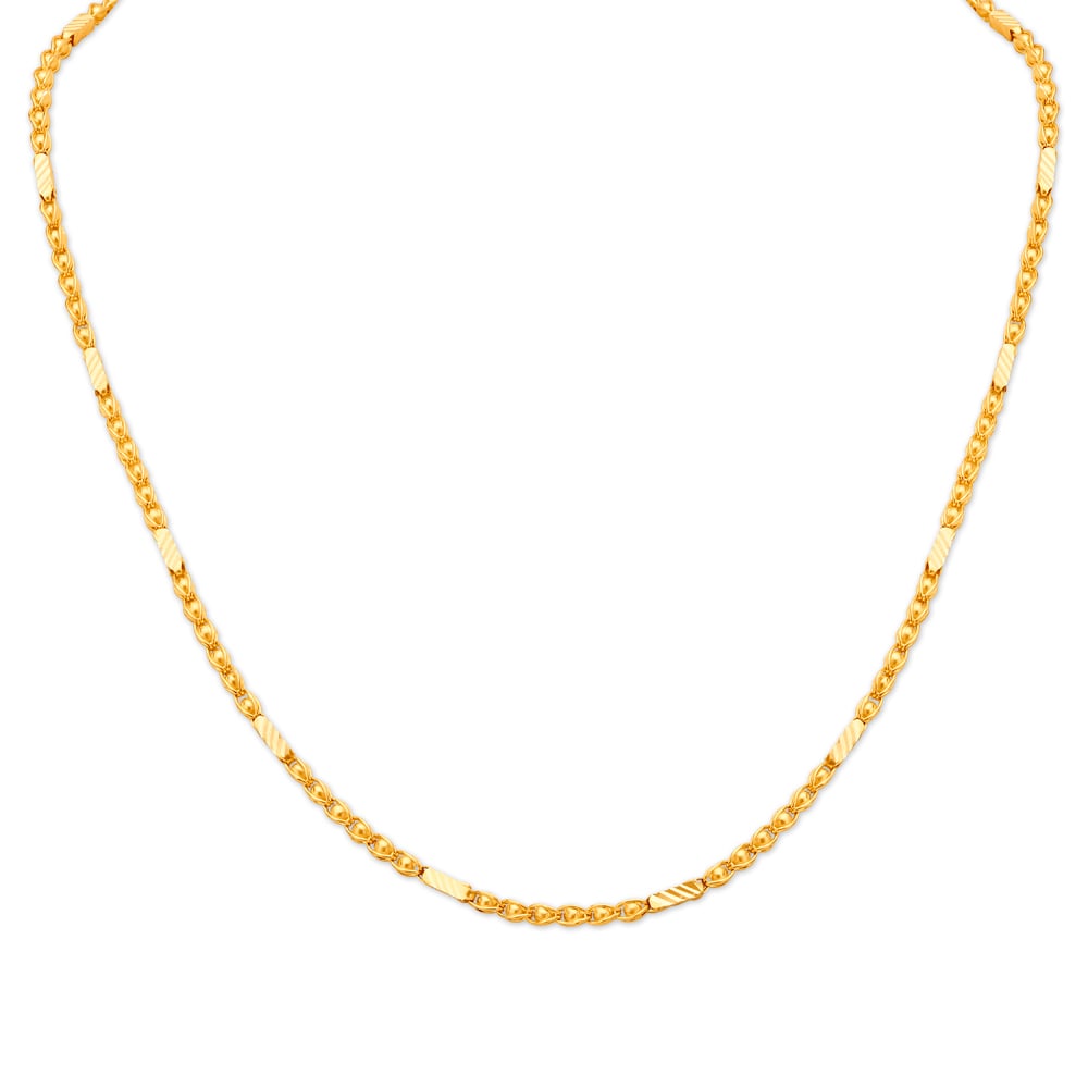 Traditional Patterned Gold Chain
Traditional Patterned Gold Chain