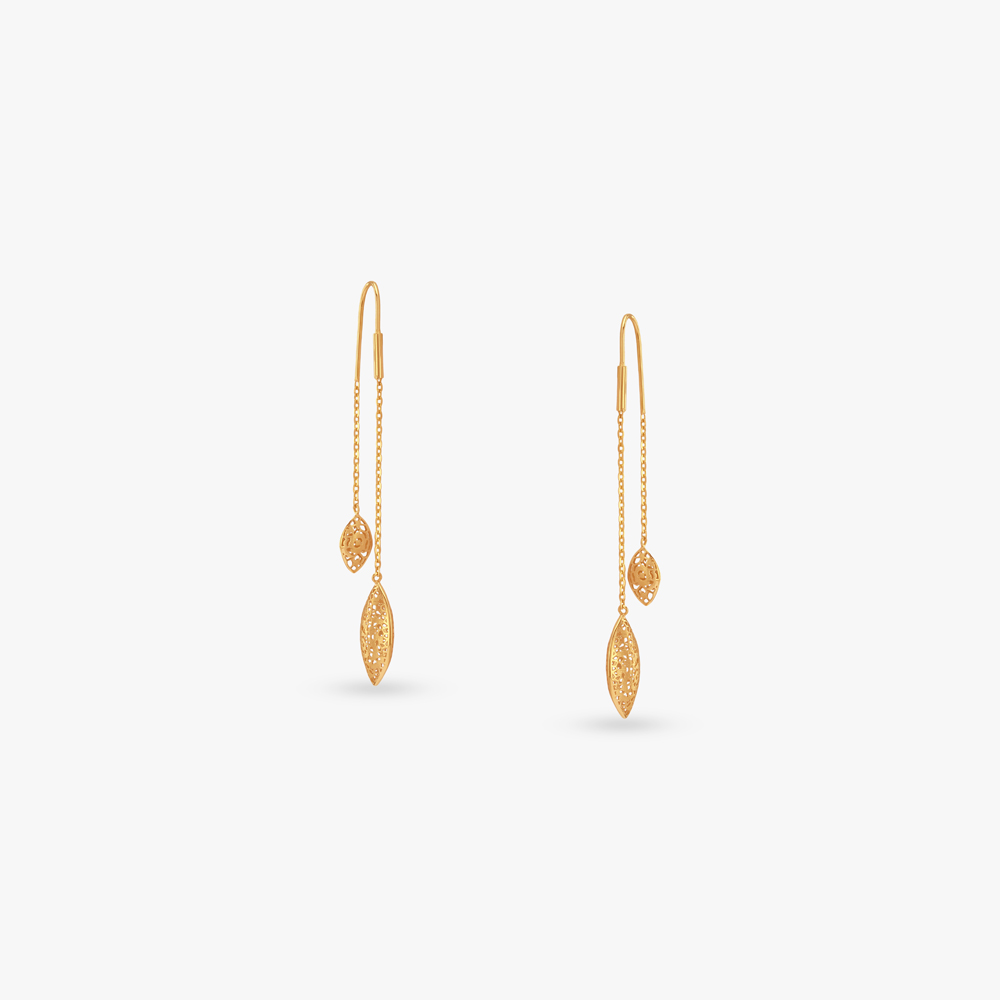 Swaying Elegance Gold Drop Earrings
Swaying Elegance Gold Drop Earrings