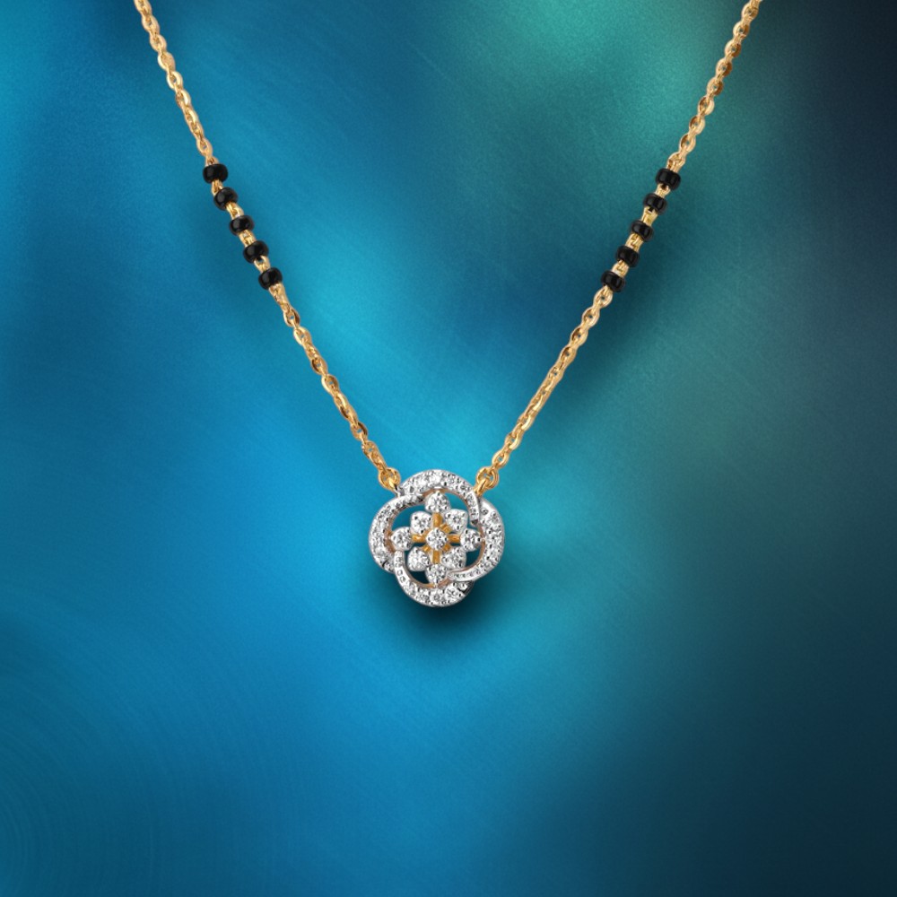 Chic Bloom Diamond Mangalsutra
Chic Bloom Diamond Mangalsutra