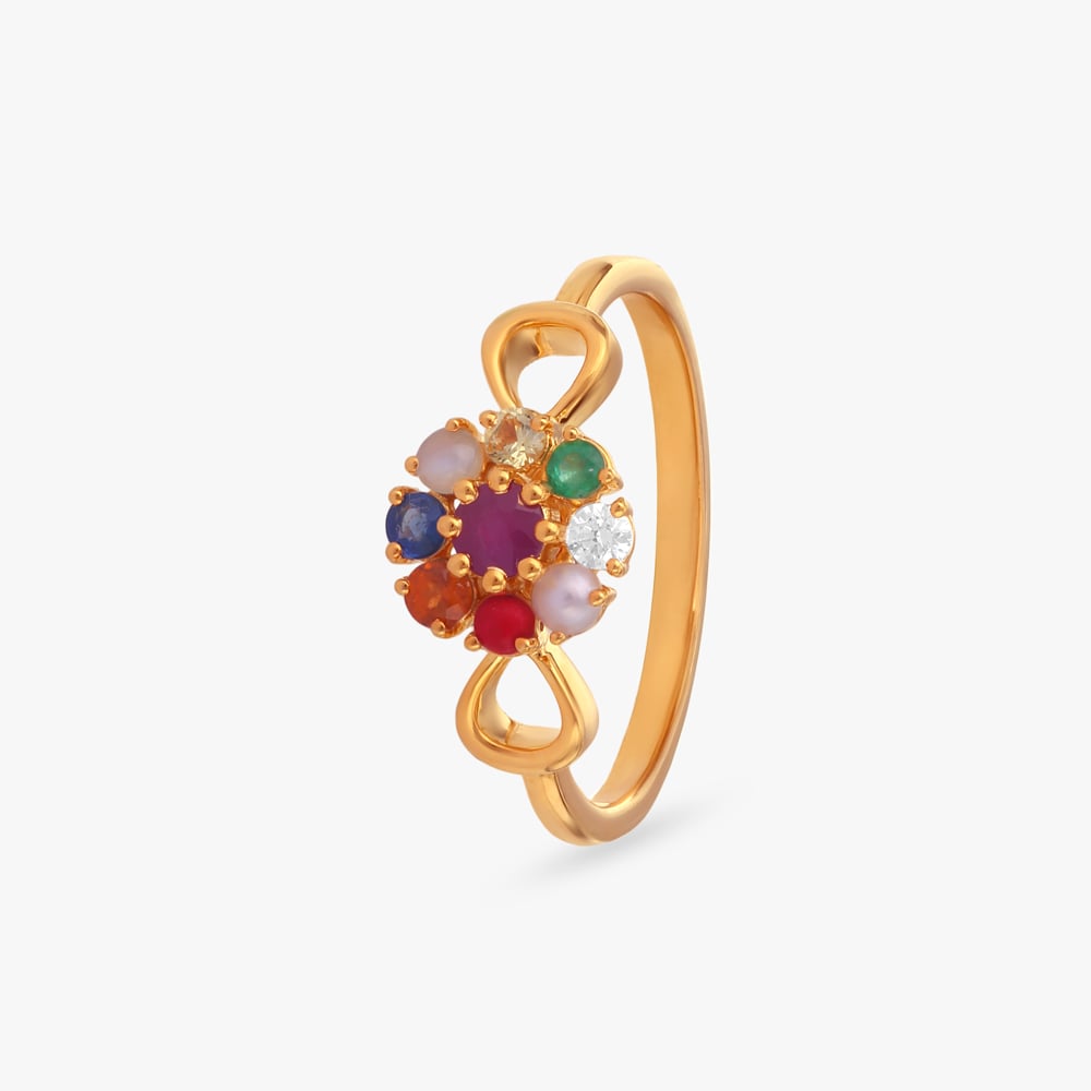 Graceful Navratna Diamond Ring
Graceful Navratna Diamond Ring