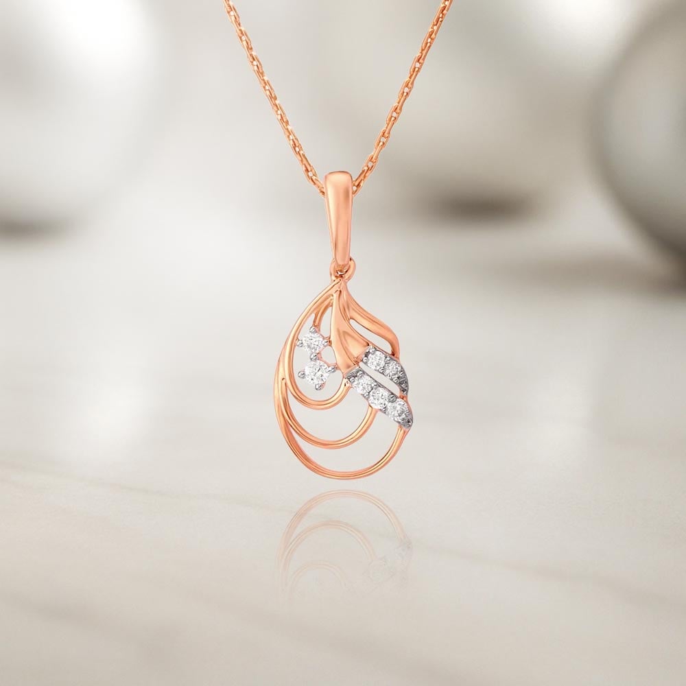 Petal Spiral Diamond Pendant
Petal Spiral Diamond Pendant