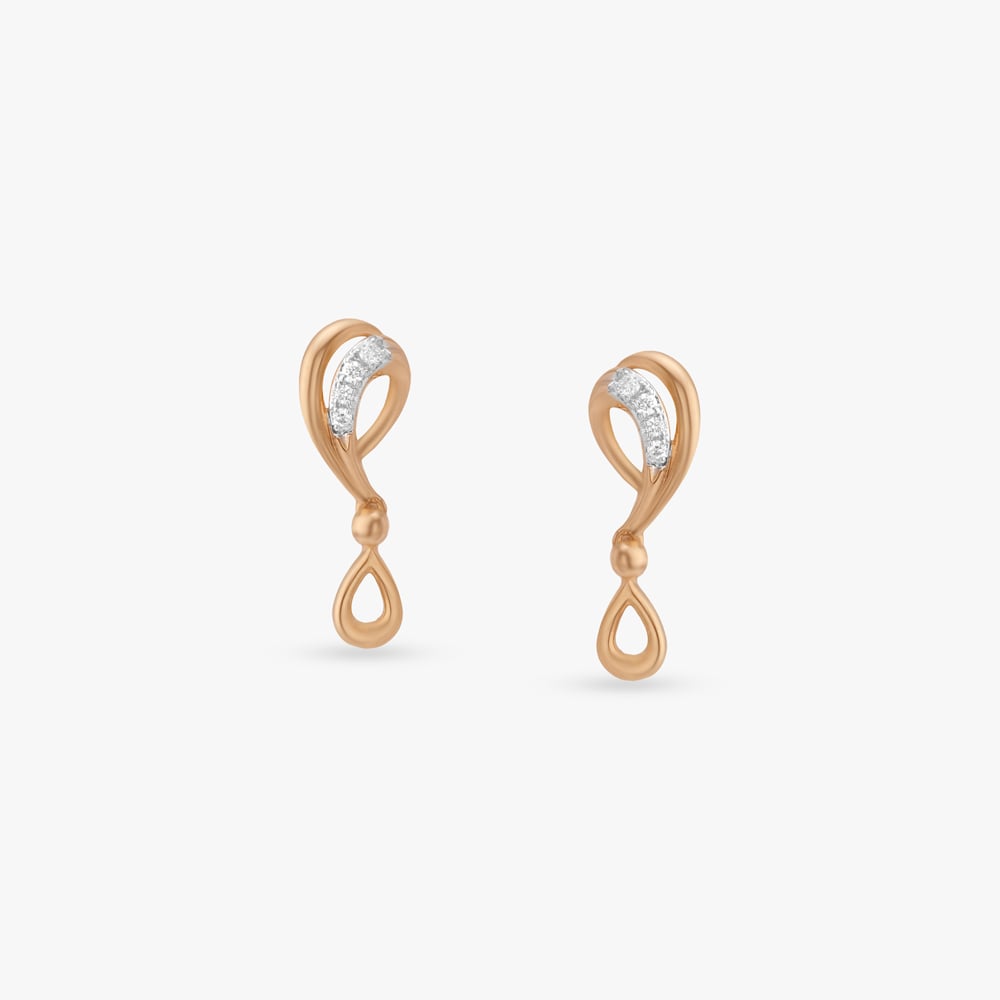 Sculpted Teardrop Diamond Drop Earrings
Sculpted Teardrop Diamond Drop Earrings