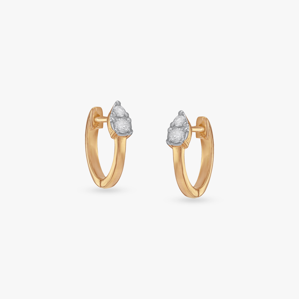 Elegant Pear Diamond Hoop Earrings
Elegant Pear Diamond Hoop Earrings