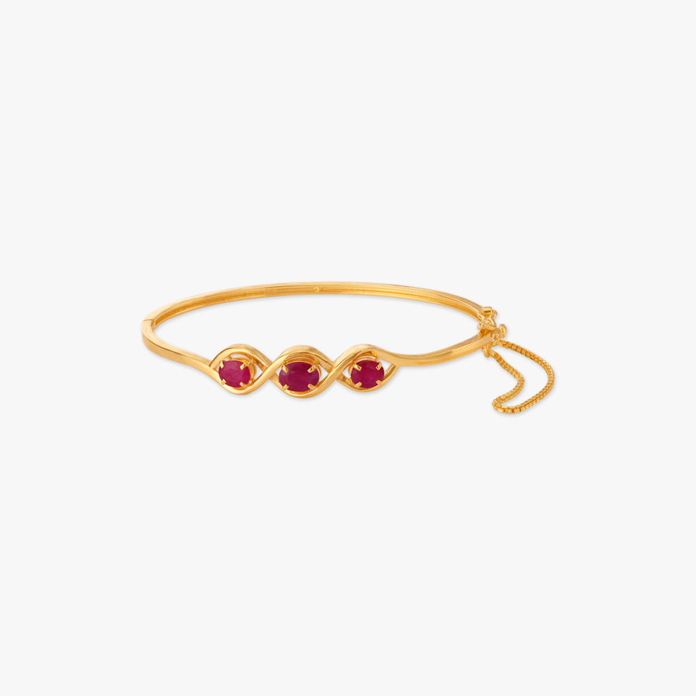 Twist of Ruby Bangle
Twist of Ruby Bangle