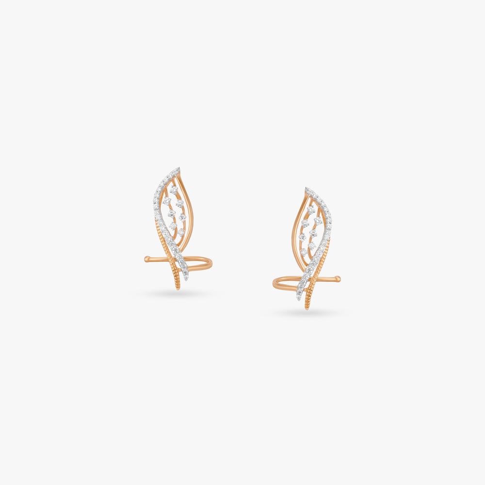 Flowing Curve Diamond Stud Earrings
Flowing Curve Diamond Stud Earrings