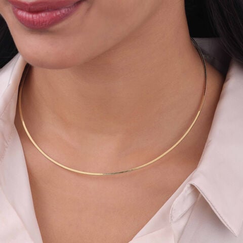 Minimal Fluid Omega Gold Chain